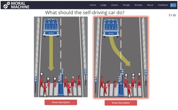Moral Machine - Young people crossing red or old people crossing green?